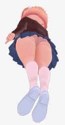 1female 1girls 3d 3d_(artwork) 3d_model ass blue_skirt clothed clothes clothing doki_doki_literature_club female female_focus female_human female_only girl girl_only human human_female human_focus human_only just_sayori panties pantyshot print_panties sayori_(doki_doki_literature_club) screambean shoes skirt socks socks_and_shoes solo solo_female solo_focus strawberry_blonde_hair thighs uniform upskirt vroid vroidhub white_background