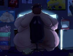 bbw belly big_ass big_belly big_breasts breasts chubby chubby_female curvy drink fat fat_ass fat_belly fat_butt fat_folds fat_thighs fat_woman female ffanumber5 gamer gamer_girl gaming gaming_chair huge_ass huge_belly huge_breasts huge_thighs hyper_ass hyper_belly hyper_thighs large_ass large_belly large_breasts large_thighs morbidly_obese morbidly_obese_female naked nude obese obese_female overweight overweight_female ssbbw thick_arms thick_thighs