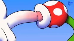 1boy animated balls big_lips_no_eyes blowjob_only cum cum_in_mouth cum_inside female golde goldeneyensfw large_penis male mario_(series) nintendo no_humans non-human piranha_plant plant sucking_penis swallowing_bulge tagme toony