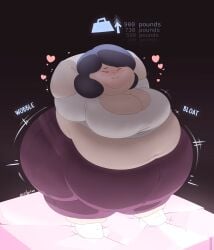 bbw belly big_ass big_belly big_breasts bloated_belly blush breasts chubby chubby_female curvy fat fat_ass fat_belly fat_butt fat_thighs fat_woman female heart huge_ass huge_belly huge_breasts huge_thighs hyper_ass hyper_belly hyper_breasts hyper_thighs jiggle jiggling large_ass large_belly large_breasts large_thighs morbidly_obese morbidly_obese_female nickgam1_(artist) nickgam_(artist) obese obese_female overweight overweight_female sofi_(nickgam) ssbbw swelling text thick_arms thick_thighs tight_clothing weight_gain wobble wobbling