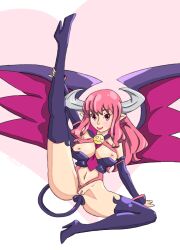 breasts disgaea exposed_breasts exposed_pussy high_heel_boots high_heels large_breasts nenerhea nippon_ichi_software pussy succubus succubus_(disgaea) succubus_costume succubus_horns succubus_tail succubus_wings