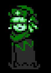 1girls 8-bit animated black_dress breasts clothing dress drill_hair erect_nipples green_hair green_skin minus8 missy_(shovelknight) nipple_bulge no_sound pixel_art seductive shorter_than_10_seconds shorter_than_30_seconds shovel_knight tagme tight_clothing video