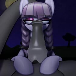 1boy 1girls animated cum cum_in_mouth cum_in_throat cum_inside deepthroat face_fucking forced_deepthroat hand_on_head horsecock huge_cock inky_rose_(mlp) irrumatio licking long_hair my_little_pony night oral_sex outside partial_male purple_eyes purple_hair sound swallowing t.f.a.n.c.s. tagme video