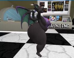 animated anthro ass big_ass big_breasts breasts bubble_butt dancing female ferialexonar huge_ass mp4 nintendo no_sound noivern pokemon pokemon_(species) pregnant solo tagme thick_thighs video wide_hips wings