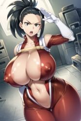 momo yaoyorozu from my hero academia by henkou machine
