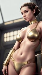 princess leia organa from lucasfilm by ai illustration