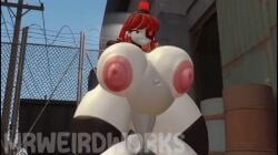 1futa 1girls 3d 3d_(artwork) 3d_model animated big_ass big_belly big_belly_bulge cum cum_inflation erect_nipples erect_penis futa_on_female futanari horny_female humanoid mimi_sentry mrweirdworkz multicolored_eyes outside red_and_blue red_hair riding robot_girl sentry_(team_fortress_2) sentry_turret source_filmmaker tagme team_fortress_2 tf2 vaginal_penetration valve valve_(company) weirderworkz