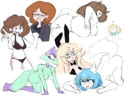 amano_pikamee bunny_ears claire_&_james clarissa_macias drawfag fakku furry happylikeawall iilluminaughtii jaiden jaiden_animations nude quinn_curio red_bard unknown_artist virtual_youtuber voms_project vtuber white_background wolf_girl wolfychu youtube youtuber