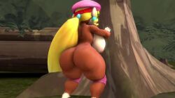 1girls 3d animated anthro anthro_only ass barefoot big_ass big_breasts breasts dixie_kong donkey_kong_(series) female female_only full_body ironhawk monkey monkey_girl naked naked_female nude nude_female solo solo_female tagme twerking video