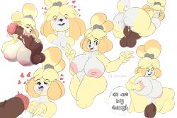 isabelle (animal crossing) from animal crossing by nekoveex