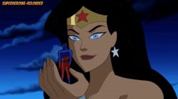 1girls 2d 2d_animation accurate_art_style animated animated_gif black_hair breasts dc dc_comics dcau diana_prince female gif justice_league justice_league_unlimited nipples superheroine_reloaded the_atom wonder_woman wonder_woman_(justice_league) wonder_woman_(series)