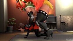 2futas 3d angry animated anus balls big_balls big_breasts big_penis bowsette bowsette_ass breast_slap doggy_style domination duo expansion futa_on_futa futa_only futadom futanari helen_parr high_heel_boots high_heels huhnill huhnill_vids light-skinned_futanari mario_(series) new_super_mario_bros._u_deluxe rape red_bowsette size_difference slap smooth_skin sound swinging_balls swinging_breasts swinging_penis swinging_testicles tagme the_incredibles video