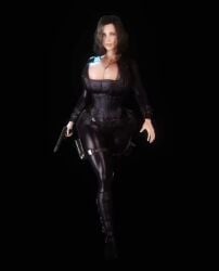 1girls 3d 3d_animation alternate_breast_size animated bimbo black_bodysuit black_hair blue_eyes bodysuit bottom_heavy breast_jiggle breasts breasts_bigger_than_head busty cleavage corset curvy dark_hair digital_media_(artwork) eyebrows eyelashes eyes female female_only gun holding_gun holding_object holding_pistol holding_weapon hourglass_figure huge_breasts jiggling_breasts kate_beckinsale large_breasts light-skinned_female light_skin lips pale-skinned_female pale_skin pistol round_breasts selene_(underworld) short_hair shorter_than_30_seconds slim slim_waist solo solo_female thick thick_legs thick_thighs thigh_holster top_heavy underworld upper_body vaako vampire vampire_girl vertical_video video voluptuous waist walking weapon wide_hips