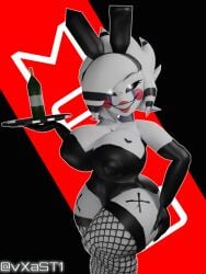 1girls 3d 3d_(artwork) armwear artist_name black_armwear blender bunny_ears cally3d clazzey cleavage cryptiacurves curvy fazclaire's_nightclub female female_only fishnet_legwear five_nights_at_freddy's five_nights_at_freddy's_2 fnaf fredina's_nightclub looking_at_viewer maid marie_(cally3d) marie_(cryptia) marionette_(fnaf) nipple_bulge puppet_(cally3d) puppet_(fnaf) scottgames simple_background smile thick_thighs voluptuous vxast wide_hips