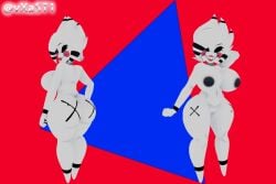 1girls 3d 3d_(artwork) areolae artist_name ass big_ass big_breasts breasts cally3d clazzey cryptiacurves fazclaire's_nightclub female female_only five_nights_at_freddy's five_nights_at_freddy's_2 fnaf fredina's_nightclub marie_(cally3d) marie_(cryptia) marionette_(fnaf) nipples puppet_(cally3d) puppet_(fnaf) pussy scottgames simple_background smooth_skin thick_thighs vxast wide_hips