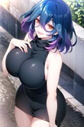 1girls ai_generated curvaceous curvy_female curvy_figure female_only huge_breasts kinsou_no_vermeil looking_at_viewer milf mommy solo_female solo_focus stable_diffusion succubus tight_clothing vermeil vermeil_(kinsou_no_vermeil) vermeil_in_gold