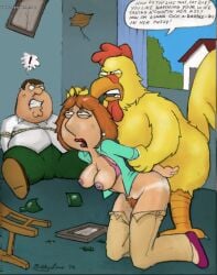 after_fight all_fours ambiguous_penetration angry angry_face angry_sex bobby_luv broken_bottle bruised chair chicken cucked_by_anthro cuckold cuckold_rape defeated_male doggy_style dubious_consent ernie_the_chicken ernie_the_giant_chicken eyes_rolling_back family_guy female forced_to_watch from_behind grabbing_hair hair_pull holding_arm holding_hair husband_and_wife impregnation_risk interspecies lois_griffin male/female peter_griffin pubic_hair pulling_hair questionable_consent rape rapist_male red_hair redhead restrained short_hair_female squint straight text tied_up zoophilia