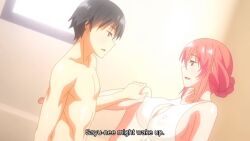 1boy 1girls 2022 20s animated black_hair bouncing_breasts breasts censored cleavage cleavage_cutout clothed_female_nude_male clothing_cutout collarbone cousins covered_erect_nipples female garden_~takamine-ke_no_nirinka~ incest indoors large_breasts leg_up mosaic_censoring navel navel_cutout nude open_mouth penis pink_hair pubic_hair sex sideboob sidelocks sound straight sweat swimsuit swimsuit_aside tagme takamine_ayame tomoya_(garden_~takamine-ke_no_nirinka~) vaginal_penetration video