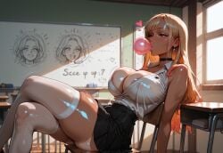 1girls absurd_res absurd_resolution absurdres ai_generated blonde_female blonde_hair breasts breasts_bigger_than_head classroom female female_only gigantic_breasts hi_res high_quality high_resolution high_socks highres huge_ass huge_breasts huge_butt huge_thighs imminent_anal imminent_fellatio imminent_oral imminent_penetration imminent_sex kitagawa_marin kneehighs kneesocks loracore massive_ass massive_breasts massive_butt massive_thighs massive_tits mischievous_smile naughty naughty_face presenting school_uniform seductive seductive_eyes seductive_look seductive_pose seductive_smile solo solo_female sono_bisque_doll_wa_koi_wo_suru sound_effects suggestive suggestive_gesture suggestive_look suggestive_pose tan_body tan_skin tanline tanned tanned_skin thicc thick thick_ass thick_thighs thigh_highs thighhighs tits_bigger_than_head voluptuous voluptuous_female wide_hips
