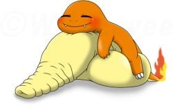 1boy balls big_balls big_penis blackcachomon charmander closed_eyes feral foreskin happy huge_balls huge_cock hugging_penis humanoid_genitalia humanoid_penis hyper_balls hyper_genitalia hyper_penis long_foreskin male male_only nintendo penis pokémon_(species) pokemon pokemon_(species) solo testicles uncircumcised uncut wild_eevee