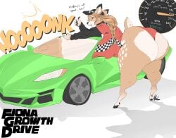 big_ass big_breasts breast_expansion breasts bubble_butt cellulite cleavage dullvivid fiona_fawnbags_(dullvivid) furry gigantic_breasts huge_ass huge_breasts hyper_ass hyper_breasts nipples race_queen tagme thick_thighs wide_hips