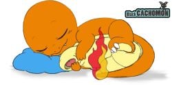 1boy balls big_balls big_penis blackcachomon charmander closed_eyes feral foreskin huge_balls huge_cock hugging_penis humanoid_genitalia humanoid_penis hyper_balls hyper_genitalia hyper_penis long_foreskin male male_only nintendo penis pokémon_(species) pokemon pokemon_(species) sleeping solo testicles uncircumcised uncut