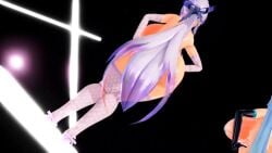 3d big_ass big_breasts breasts bubble_butt dancing edit female gigantic_ass gigantic_breasts hatsune_miku huge_ass huge_breasts megurine_luka mmd music music_video tagme thicc undressing video vocaloid yowane_haku