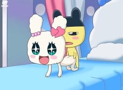 1boy 1boy1girl 1girls 2025 ass ass blush blush_stickers female female_penetrated gkg lovelitchi male male/female male_penetrating mametchi no_humans non-human non-human_only nude nude_female nude_male tagme tamagotchi tongue tongue_out vaginal_sex