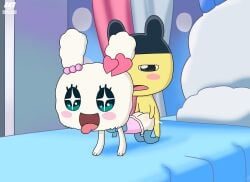 1boy 1boy1girl 1girls 2025 alternate_version_available ass blush blush_stickers cum cum_in_pussy cum_inside female female_penetrated gkg lovelitchi male male/female male_penetrating mametchi no_humans non-human non-human_only nude nude_male semen semen_in_pussy tagme tamagotchi tongue tongue_out vaginal_sex