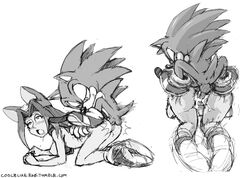 all_fours anthro balls black_nose breasts coolblue cum cum_in_pussy cum_inside drooling duo female furry greyscale hairless_pussy hedgehog male mammal medium_breasts monochrome motion_lines nipples open_mouth penis pussy rolling_eyes saliva sega seira sex sideboob sketch sonic_(series) sonic_the_hedgehog sonic_the_hedgehog_(ova) sonic_the_hedgehog_(series) straight vaginal_penetration white_background