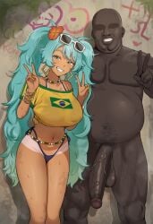 brazilian miku from vocaloid by waroffree