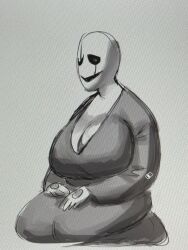 fem gaster from deltarune by alien bottle