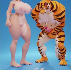 1boy 1girls 3d_(artwork) 3d_animation 4_toes 5_toes animated anthro areola ass ballbusting ballbusting_induced_orgasm balls basic_background biped black_nipples bodily_fluids breasts cock_and_ball_torture connivingrat cum cum_on_ground cumshot digital_media_(artwork) duo e621 ejaculation erection feet felid female fur genital genital_fluids genitals glans humanoid_genitalia humanoid_penis humor iliya_(jigrasmut) kicking_balls knee_strike lagomorph leporid male male/female mammal masochism multicolored_body muscular muscular_anthro muscular_male nipples nude nude_anthro nude_female nude_male orgasm pain pantherine penis pink_nipples rabbit short_playtime short_tail sound standing stead_(connivingrat) stripes tagme tail tan_body tan_fur thebredfactory_(va) throbbing throbbing_penis tiger toes torture video white_body