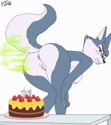 1girls 2d_animation animated anthro anus areola artist_name ass big_ass big_breasts birthday birthday_cake blue_body blue_fur blush breasts cake candle candy canid canine canis cheek_tuft chocolate chocolate_cake clenched_teeth closed_eyes dessert dirty_anus ears ears_back english_text enjoying_the_go exclamation_point eyebrows f50 facial_tuft fart fart_cloud feces feces_as_food feces_on_food feces_pile female female_pooping food fruit fur furniture furry genitals grey_body grey_fur hearts_around_text illumination_entertainment lit_candle looking_at_viewer mammal naked naked_female narrowed_eyes nipples nude nude_anthro nude_female number_candle one_eye_closed open_mouth pivoted_ears plant pooping_on_food porsha_crystal raised_eyebrows raised_tail rumbling_stomach scat scatplay short_playtime simple_background sing_(movie) smile solo speech_bubble strawberry table tail talking_to_viewer teeth text tilde_after_text tuft two_tone_body two_tone_fur two_tone_tail vulva white_background white_fur wink winking_at_viewer wolf wolf_girl yellow_eyes