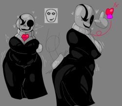 fem gaster from deltarune by jurynavthesheep