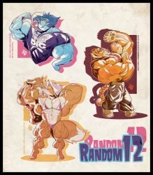 3girls abs biceps cartoon_network crossover disney dreamworks feline female fox gettar82 kung_fu_panda lapis_lazuli_(steven_universe) maid_marian master_tigress muscles muscular muscular_arms muscular_female muscular_legs muscular_thighs needs_breasts pecs robin_hood_(disney) steven_universe tail tiger would_be_much_better_with_breasts