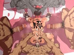 2d 4boys big_ass big_butt big_penis black_body black_hair black_skin blush collar color colored danzi_engine dark_skin dominant dominant_male domination gay gay_anal gay_domination gay_male gay_sex group group_sex hair humiliation kiraboshi_kazuma_(shiba_yuuji) male male/male male_focus male_only markings origina red_hair sex sex_slave sexy shiba_yuuji slave submissive submissive_male writing writing_on_body writing_on_skin yaoi