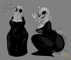 fem gaster from deltarune by jurynavthesheep