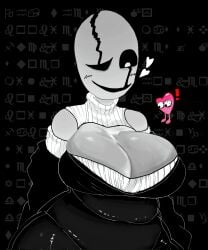fem gaster from deltarune by miaval tec