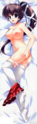 dakimakura fixme kiss_x_demon_lord_x_darjeeling mikeou nipples masturbation panty_pull thighhighs topless yashiro_tsubasa