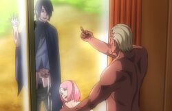 1girls 2boys absurd_res absurdres affair against_glass against_window arched_back ass beard bent_over big_ass big_butt bigger_male black_eyes black_hair blonde_hair blush bob_cut boruto:_naruto_next_generations bracelets breasts bubble_ass bubble_butt cape cheating cheating_wife completely_naked completely_naked_female completely_nude completely_nude_female completely_nude_male cornrows cucked_by_enemy cuckold dark-skinned_male dark_skin doggy_style facial_hair female female_penetrated flipping_off from_behind from_behind_position grabbing_hair green_eyes hairband height_difference hi_res high_resolution highres husband_and_wife indoors interracial jerking jerkingoff kumostudios kunoichi large_ass light-skinned_female light_skin looking_pleasured male male/female male_penetrating male_penetrating_female masturbation mature mature_female medium_breasts medium_hair middle_finger milf moustache muscles muscular muscular_male naked naruto naruto_(series) naruto_shippuden naughty_face netorare nipples nose_blush ntr nude nude_female nude_male open_mouth outside pale-skinned_female pale_skin penetration penis perky_breasts pink_hair pink_nipples pleasure_face pussy raikage rough_sex sakura_haruno sasuke_uchiha sex shoulder_length_hair shounen_jump shueisha side_view size_difference smaller_female standing standing_sex straight taller_male very_high_resolution vest voluptuous voluptuous_female voyeur voyeurism watermark weekly_shonen_jump window