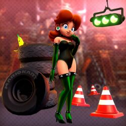 princess daisy from mario (series) by onmodel3d