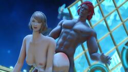 3d athena_(ffxiv) breasts final_fantasy final_fantasy_xiv hephaistos_(ffxiv) sex tagme