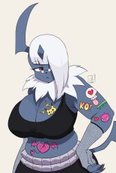 absol big_breasts breasts female pokémon_(species) pokemon pokemon_(species) theaaronschmit