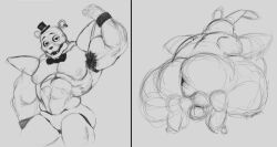 2022 2boys abs animatronic anthro anthro_focus anthro_male anthro_only anthrofied anus anus_focus anus_only anus_outline armpit_hair ass ass_focus ass_up asshole back_view balls bara barazoku bear biceps black_body bow_tie bowtie bracelet bubble_ass bubble_butt completely_nude completely_nude_male crouching digital_media_(artwork) duo ear_piercing ear_ring earring facepaint fangs five_nights_at_freddy's five_nights_at_freddy's:_security_breach flaccid flaccid_penis flexing_arm flexing_bicep flexing_muscles furry furry_male furry_only gay gay_male glamrock_bonnie_(fnaf) glamrock_freddy_(fnaf) glans hairy_armpits half-closed_eyes headgear headwear humanoid_genitalia humanoid_penis lagomorph lagomorph_humanoid leporid leporid_humanoid looking_at_viewer machine male male/male male_focus male_only mammal mammal_humanoid muscles muscular muscular_anthro muscular_arms muscular_back muscular_male muscular_thighs nipples nude nude_male pecs pectorals piercing pose posing_for_the_viewer rabbit rabbit_humanoid rear_view richard_pinkman robot scottgames sharp_teeth shoulder_pads simple_background sketch steel_wool_studios testicles top_hat ursid ursid_humanoid