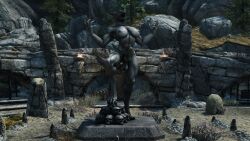 1futa 3d abs anthro balls big_balls big_breasts big_penis erect_penis erection furry furry_only futa_only futanari huge_breasts huge_cock intersex muscular muscular_female outdoors penis self_upload skyrim solo solo_futa standing statue the_elder_scrolls trixter werewolf wolf