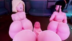 1futa 2girls 3d android_18 animated ass big_ass big_penis bulma_briefs chichi dragon_ball dragon_ball_z female futa_on_female futanari lottaslove358 masturbation neenbeanmachine pov tagme twerking video