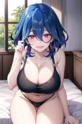 1girls ai_generated curvaceous curvy_female curvy_figure female_focus female_only huge_breasts kinsou_no_vermeil looking_at_viewer milf red_eyes short_hair solo_female solo_focus stable_diffusion succubus vermeil vermeil_(kinsou_no_vermeil) vermeil_in_gold