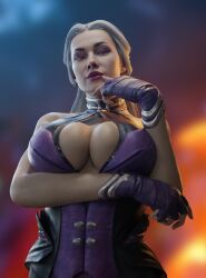 sindel from mortal kombat by batesz