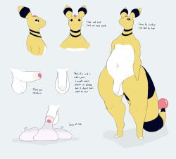 1_toe 1boy 2023 ampharos anthro anthro_only arms_at_sides belly belly_button big_tail bodily_fluids condom condoms cum cum_in_condom cum_on_penis digital_drawing_(artwork) digital_media_(artwork) erection filled_condom foreskin front_view full_condom fursona game_freak generation_2_pokemon genital_fluids genitals half-closed_eyes hi_res humanoid_genitalia humanoid_penis intact itisd9 looking_ahead looking_at_viewer male male_only model_sheet multiple_angles naked navel nintendo nude penis pokemon pokemon_(species) pokemon_gsc pokemon_only pokesona reference_image shadow side_view slightly_chubby slightly_chubby_anthro slightly_chubby_male smile smiling solo standing tail text thick_thighs tied_condom two_tone_body uncircumcised uncut video_games white_balls white_body white_foreskin white_penis yellow_body